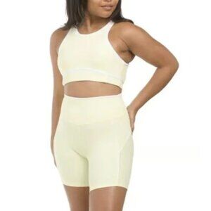 WILO Activewear SET - Bra + Shorts, Yellow